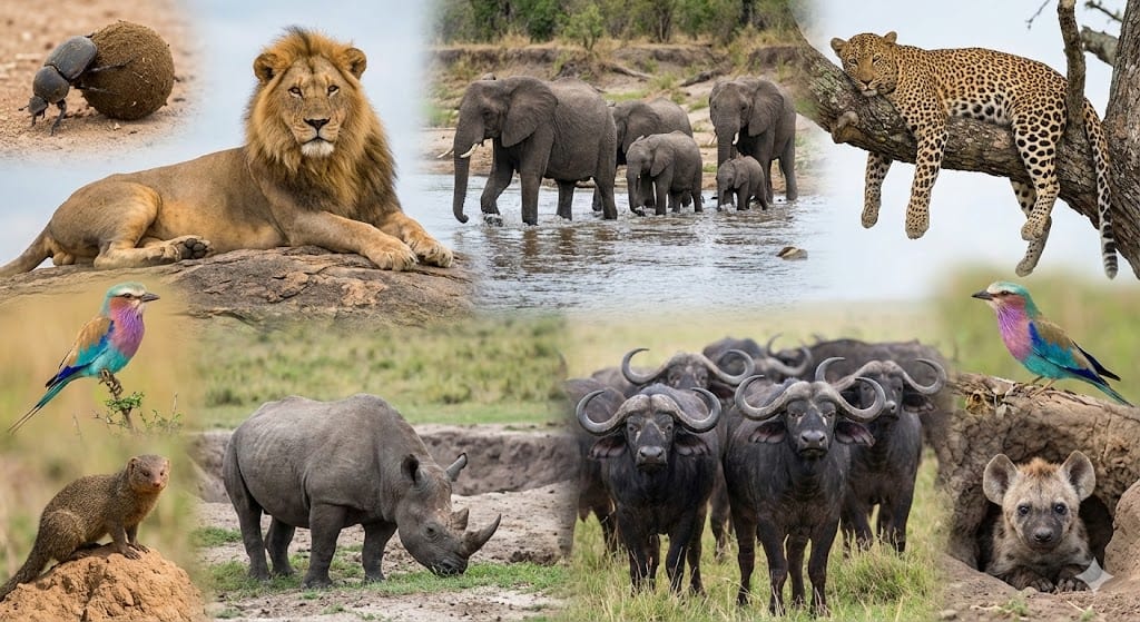 חיות בספארי באפריקה