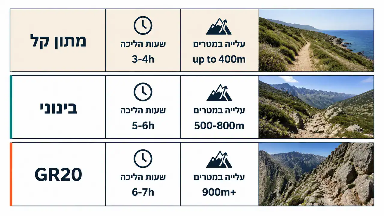 למי מתאים הטיול ומה רמת הקושי