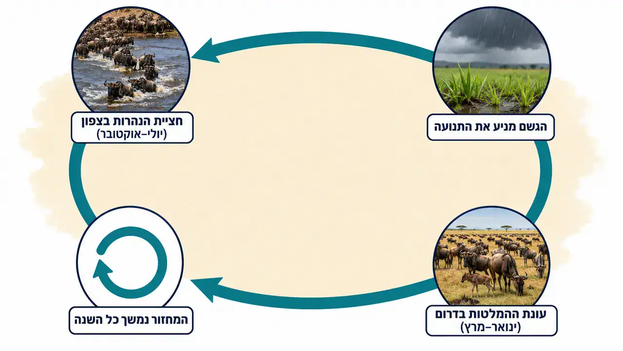 האם רואים את הנדידה הגדולה ומתי