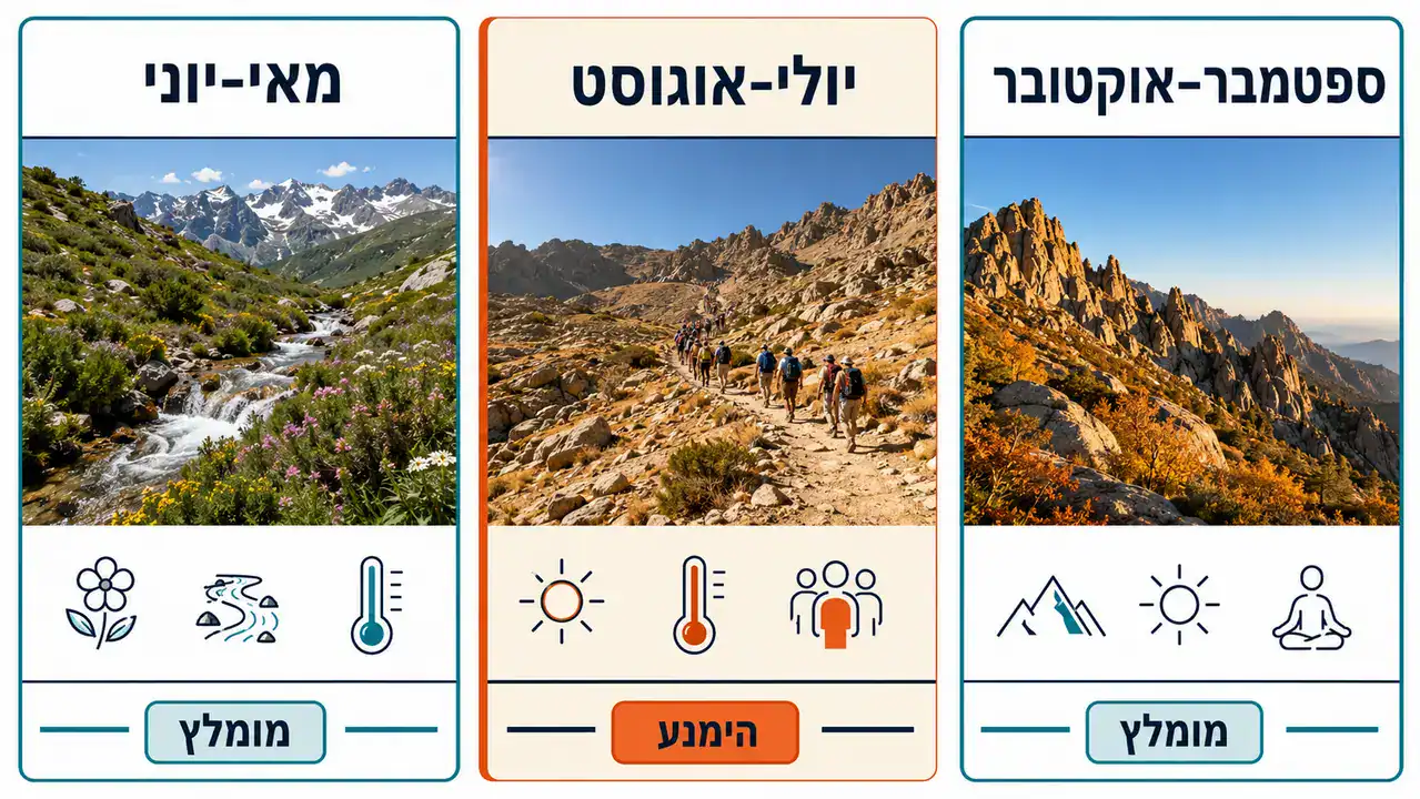 מתי העונה הטובה ביותר