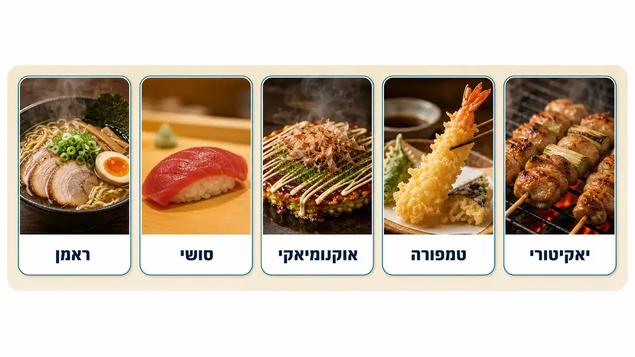 מה חייבים לטעום ביפן בפעם הראשונה