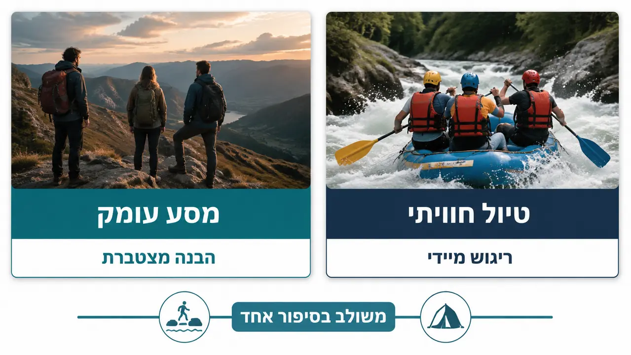 מסעות עומק וטיול חוויתי אינם אותו דבר