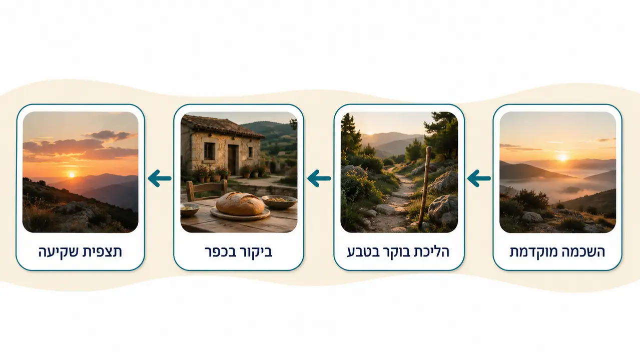 איך נראה יום טיפוסי בשטח