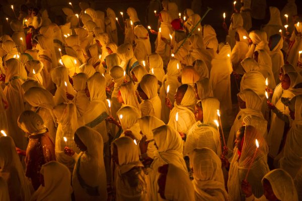 Mehelela religious ceremony, Axum, Ethiopia
