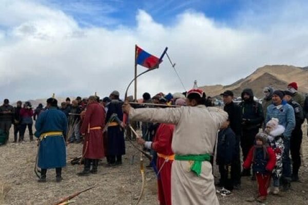 תחרות חץ וקשת במונגוליה